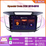 10-tolline Android Carplay jaoks Hyundai Creta Ix25 2015-2018 autoraadio multimeedia videopleier GPS-navigatsioon WIFI 4+64GB 2+32GB
