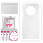 apgo Ultra Clear Protective Skin Sticker for the back compatible with Huawei Mate 40 Pro, Wrap Film, Hydrogel Film, Flexible, Soft TPU with positionin