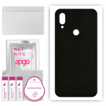 apgo Protective Skin Sticker for the back compatible with Xiaomi Redmi 7, Wrap Film, Foil, Vinyl - Pattern Matrix