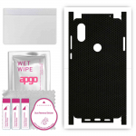 apgo Protective Skin Sticker for the back+sides compatible with Xiaomi Mi Mix 2S, Full Wrap Film, Foil, Vinyl - Pattern Matrix