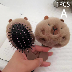1 tk Naljakas Capybara &otilde;hupadja kamm Kapibala peamassaaži turvapadja kamm Antistaatiline kaasaskantav reisit&uuml;druku juuksekammide kujundamise t&ouml;&ouml;riist as the picture