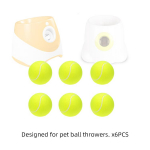 6 tk Tenniseheitja spetsiaalne 5 cm pallikoer Elastic professionaalne tenniseviskemasin Ainult kaasaskantav m&auml;nguasi, pall ilma masinata
