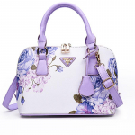 WTEMPO Prinditud Shell kott Moodne naiste kott &Uuml;he &otilde;laga diagonaalne k&auml;ekott 24cm*11cm*18cm valge