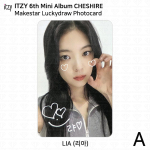 ITZY 6. minialbum Cheshire Makestar &Otilde;nneloos Fotokaart 2 versiooni KPOP K-POP Chaeryeong - Makestar B