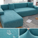 Paksemad veekindlad žakaarv&auml;rvi diivanikatted elastsed nurgad 1/2/3/4 istmed Tahke diivanikate L kujuga diivanikate kaitsekatted 3 SEAT (190-230CM)