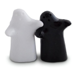 Duo sel / poivre couple enlac&eacute; sali&egrave;re et poivri&egrave;re personnage