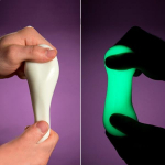 Helendav ja fluorestseeruv voolimissavi