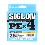 Sunline PE Line X4 Siglon 300M PE 1.5 25LB Oranž (1410)