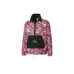 Puma x Mr Doodle Graffiti Print Contrast Half Zip Stand Collar Jacket Mens Jackets Red 530648-02 S