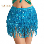 K&otilde;hutantsu seelik Litriga tutti v&ouml;&ouml;koht puusasall Eksootilise stiiliga lips Reguleeritav &otilde;huke seelik v&otilde;rk, pidulik lavaesinemine Cosplay miniseeliku p&otilde;ll sinine