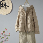 Kerge sulejope naiste l&uuml;hike kapuutsiga t&otilde;mblukk lahtine sirge toru s&uuml;gistalv valge pardi sulemantel &uuml;hev&auml;rviline L