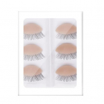 3 Paari Mannekeeni kunstripsmete Vivid Practice Kergesti Puhastav Pikenduse Praktikapea Mudel Eemaldatav Ripsmed Naistele