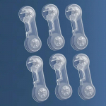 6 tk beebikapi lukud rihma sahtli lukk lapse avanemisvastane k&uuml;lmkapi lukk kodu beebi muljumisvastane turvalukk