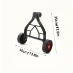 Murutrimmeri abirattad Akuga murutrimmeri tugirattad v&auml;hendavad vibratsiooni T&otilde;hus niitmine &otilde;ue jaoks 1pc