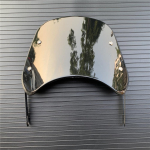 Eesmine mootorratta tuuleklaas deflektor tuuleklaas metallist kinnitusklambriga universaalne Harley Honda Yamaha Kawasaki Suzuki jaoks must