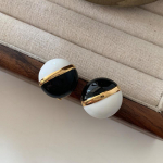 Pall Emailiga Nael Prantsuse Tilgutusglasuur Atmosf&auml;&auml;riline Valgus Luksus K&otilde;rge M&otilde;ttes Retro Kontrastsete V&auml;rvidega &Uuml;hendamine &Uuml;mmargune Pall Naised