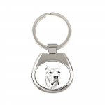 Dogo Argentino - keychain with a dog, keychain with a print, personalized pendant from the Art-Dog brand