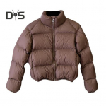 Talvine sulemantel Paksendatud polsterdatud aluskrae Kaela kaitse T&otilde;mblukuga taskud T&otilde;mblukuga tuulekindel kuumuse s&auml;ilitamine Igap&auml;evane k&uuml;lma ilmaga &uuml;ler&otilde;ivad puuvillane jakk S must