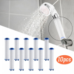 10 tk du&scaron;ipea vahetus PP puuvillafiltri kassett vee puhastamiseks enamiku k&auml;eshoitavate vannipihustite jaoks 10pcs(7cm)