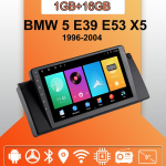 Autoraadio Android Auto Carplay BMW 5 E39 E53 X5 1996-2004 jaoks Multimeediapleier Peak Unit Stereo GPS-navigatsioon BT WIFI 1+16GB 1+16GB orange