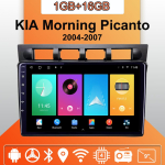 Android Carplay Autoraadio KIA Morning Picanto 2004-2007 jaoks Multimeediapleier Peaseade Stereo GPS-navigatsioon BT WIFI 2+32GB 1+16GB blue