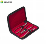 1 set Dental Residual Root Tweezers Tooth Extraction Forceps Curved Maxillary Mandibular Teeth Universal Pliers 1 set h&otilde;be