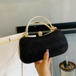 &Otilde;htus&ouml;&ouml;gikott L&auml;ikiv mood k&auml;eshoitav kott &Uuml;ks &otilde;lakett Naiste Crossbody kott 20x8x10cm must