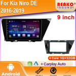 Android Multimeedia Kia Niro DE 2016-2019 jaoks Autoraadio Stereo Peakomplekt M&auml;ngija GPS-navigatsiooniekraan DSP 2 Din 5G WIFI BT 4 core 1GB+32GB carplay