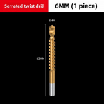 Kiirterasest keerdpuur metalli jaoks koos saehambaga p&ouml;&ouml;rdpeaga multifunktsionaalseks kasutamiseks ja paisuva stantsimissoonega.