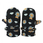 Multifilmid Laste talvekindad Suusatamine Paksud Soojad Laste Kindad T&uuml;drukutele Poistele Aksessuaarid Beebi talvekindad 2-10 a 6M-2Y valge