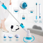 Turbo Scrub Elektriline puhastushari Reguleeritav veekindel puhastusvahend Juhtmevaba laadimine Clean Vannituba K&ouml;&ouml;gi puhastust&ouml;&ouml;riistade komplekt K&ouml;&ouml;gikomplekt Electric mop