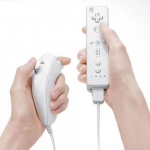 WII U manette Motion Plus Nunchuck Blanc