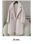 Haining Shearling fliisist kaisukaru lambanahast mantel S