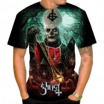 Ghost Band T-s&auml;rgid 3D Prindiga Mehed Naine Lahedad T&auml;navar&otilde;ivad L&uuml;hikeste varrukatega Hip Hop T-s&auml;rk Suurem&otilde;&otilde;tmeline Harajuku Lapsed Topid T-s&auml;rgid Riietus 5XL