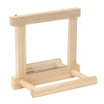 Puidust linnuahvena naturaalsest puidust linnuahvena alus Papagoi platvorm puuri tarvikud oksad ahvena vardaalus