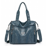 Naiste k&auml;ekott Pehmest nahast &otilde;lakott Suure mahutavusega kandekott