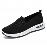 Vabaajajalatsid Naistele S&uuml;giseks V&otilde;rk Hingavad Platvormkingad Daamide Mugavad Kerged Tennise sokid Naiste Slip-on Mokassiinid Zapatillas Muje 36 must