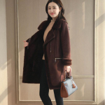 Naiste talvine tuulekindel soe jope, vooder, keskmise pikkusega paksendatud &auml;rijope S