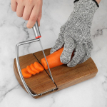 Dessert Food Slicer Guillotine Easy to Use Cheese Cutting Board Cutter for Biltong Fruits Ham