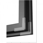 Kokkup&otilde;rkevastase nurga l&auml;bipaistev padi aknale, lapse turvanurk, nurgakaitse, beebi turvaline kokkup&otilde;rkekindel lauanurk. transparent-8pcs