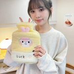 Cute New Plush Warm Hand Bag with Water Injection Hot Water Bag Thickened Explosion proof PVC Detachable Washable Warm Water Bag kaamel