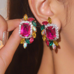 K&otilde;rgekvaliteedilised uhked v&auml;rvilised kristallk&otilde;rvar&otilde;ngad, isikup&auml;rastatud liialdatud s&auml;delevad stardik&otilde;rvar&otilde;ngad, naiste k&otilde;rvar&otilde;ngad 1 paar