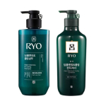 Ryo Cheong-A Deep Cleansing Cooling Shampoo + Rinse 550ml/Shampoo Rinse, 1 ea, 550ml black