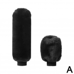 Auto k&auml;sipiduri k&auml;epideme katted k&auml;iguvahetusnupu kaane k&auml;epideme piduri pehme soe auto talve lisavarustus R3D8 Black-One size