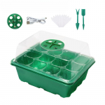 5 tk, 2 tk, 1 tk / komplekt taimekasvatustaldikute komplekt LED valgustusega lasteaiapotid Kasvurakud niiskuskast kasvuhoone 1pc roheline