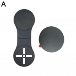 Multifunktsionaalne magnetiline kokkupandav telefonihoidik s&uuml;learvuti autotelefoni hoidiku jaoks, mis on kinnitatud arvutimonitori k&uuml;ljele