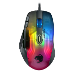 ROCCAT M&auml;nguhiir Kone XP Juhtmega Saksa Disain Volitatud Edasim&uuml;&uuml;ja Must/Must Optiline/19K/Optiline L&uuml;liti/Mitme Nupuga/104g/4D must