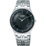 Citizen Meeste AR3010-65E (CITIZEN Watch STILETTO Eco-Drive) H&otilde;bedane roostevaba analoog &uuml;mmargune k&auml;ekell