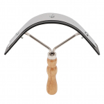 Hobuse juuksehari roostevabast terasest kummist mugava k&auml;epidemega puidust k&auml;epidemega hobuse n&auml;o puhastamise kaabits C