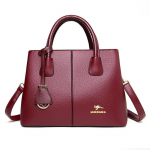 Naiste Ehtsast Nahast Keskealise Ema Kott K&otilde;igega Sobiv &Uuml;he &otilde;laga S&otilde;numikott Pealmine Kiht Lehma Nahast K&auml;ekott One Size punane